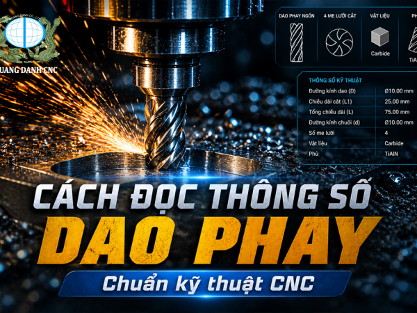 CÁCH ĐỌC THÔNG SỐ DAO PHAY - LỰA CHỌN DAO PHAY CHO TỪNG VẬT LIỆU