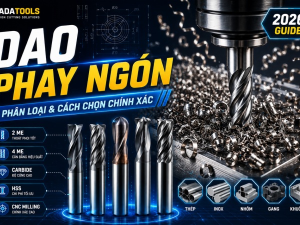 Dao Phay Ngón Là Gì? Phân Loại, Cấu Tạo Và Cách Chọn Dao Phay Ngón Hiệu Quả